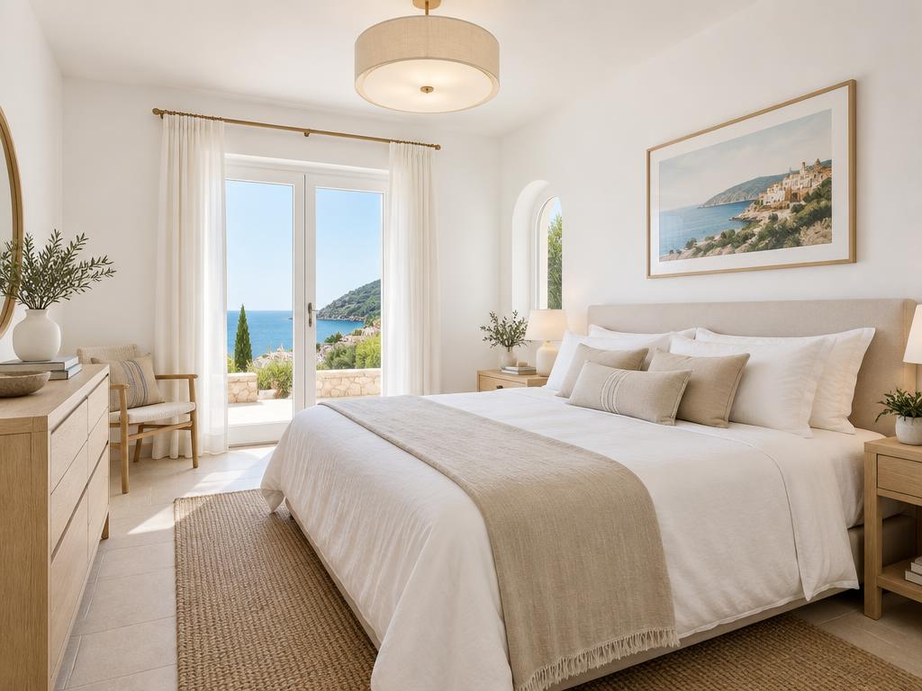 Bedroom after renovation (visual example)